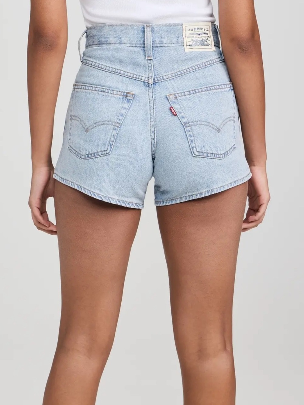 Levi's '80s Mom Denim Shorts High-Rise Light Wash Size 26 NWT